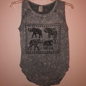 Gray Elephant Tee